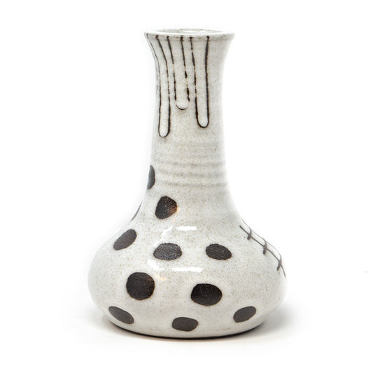 Bottle neck vase with fun shapes